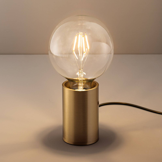 Egger Soho bordlampe, messing