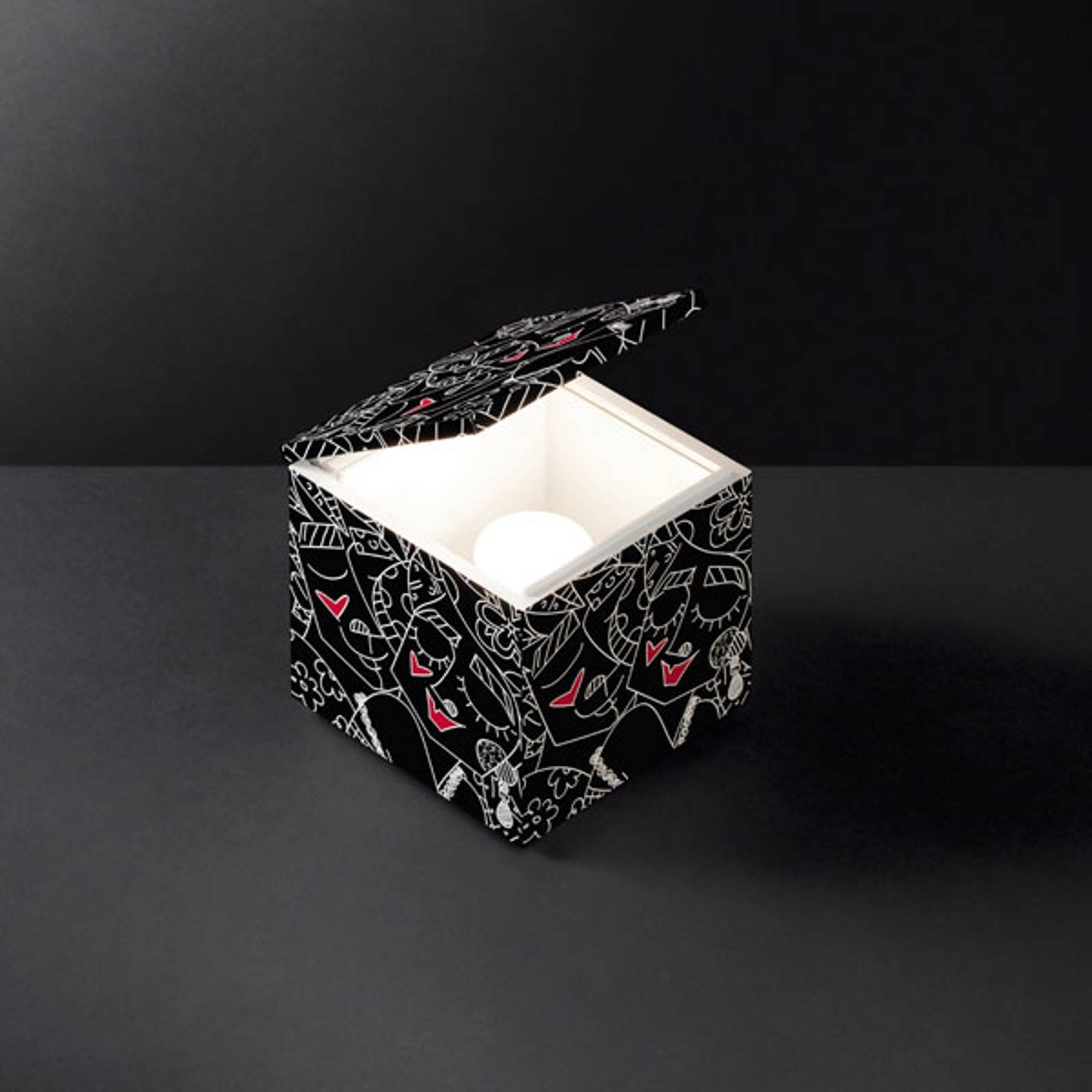 Cini&Nils Cuboluce LED-bordlampe Britto black