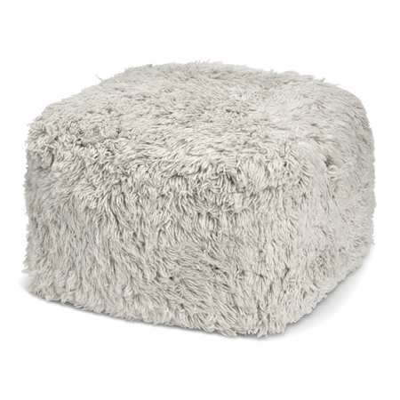 Cloudy Puff Naturhvit 55x55 cm
