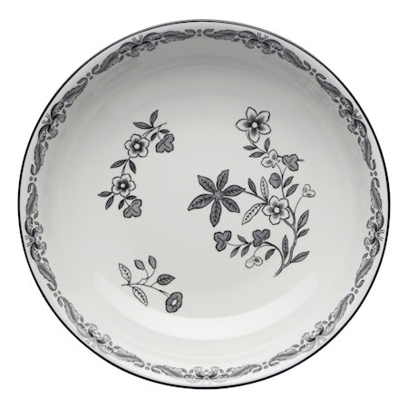 Ostindia Svart tallerken dyp 22 cm