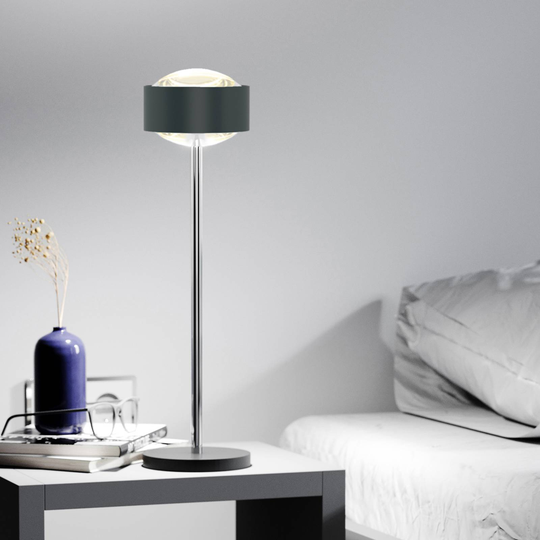 Puk Maxx Eye Table LED 37cm matt linse, antrasitt