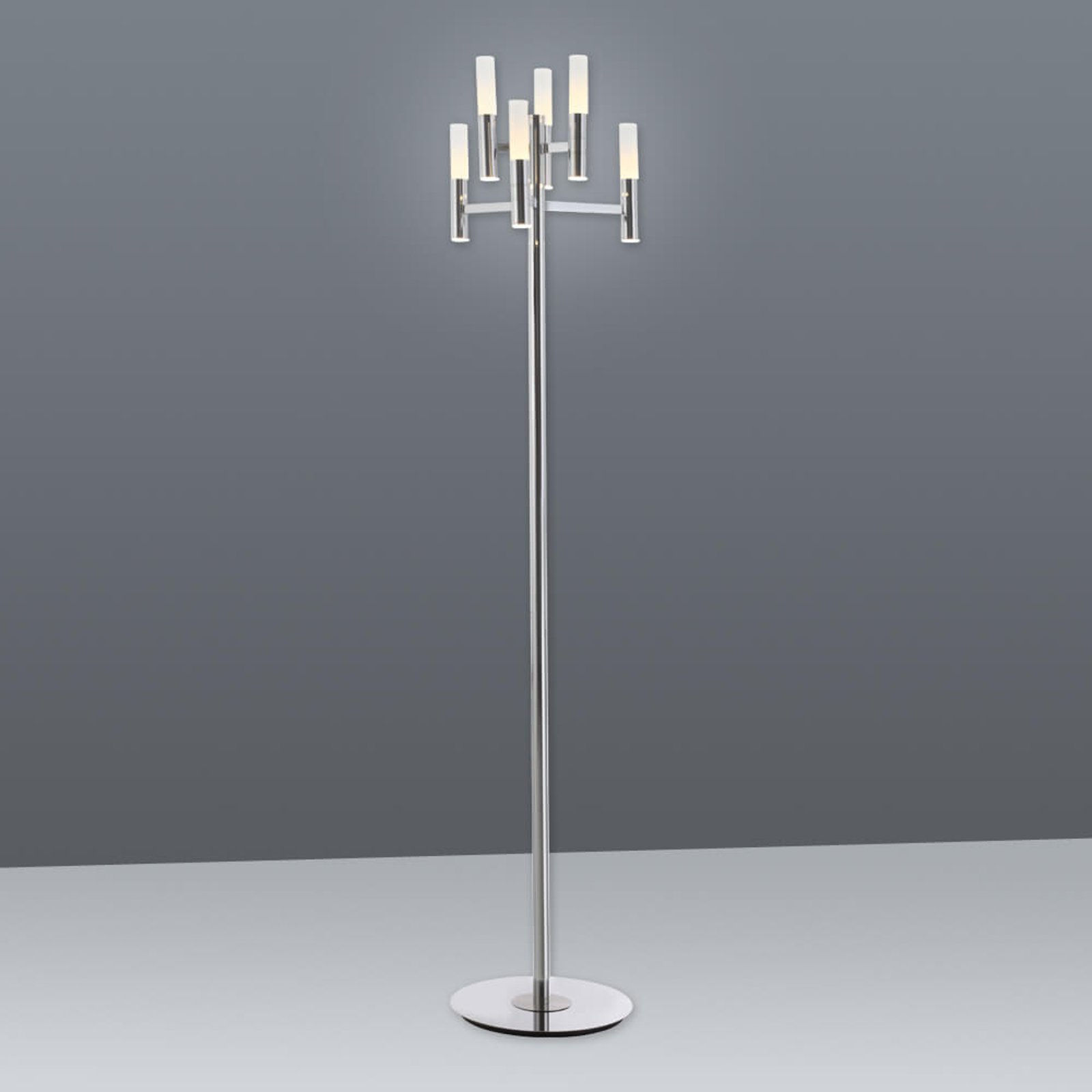Irina LED-gulvlampe med touchdimmer - 6lk