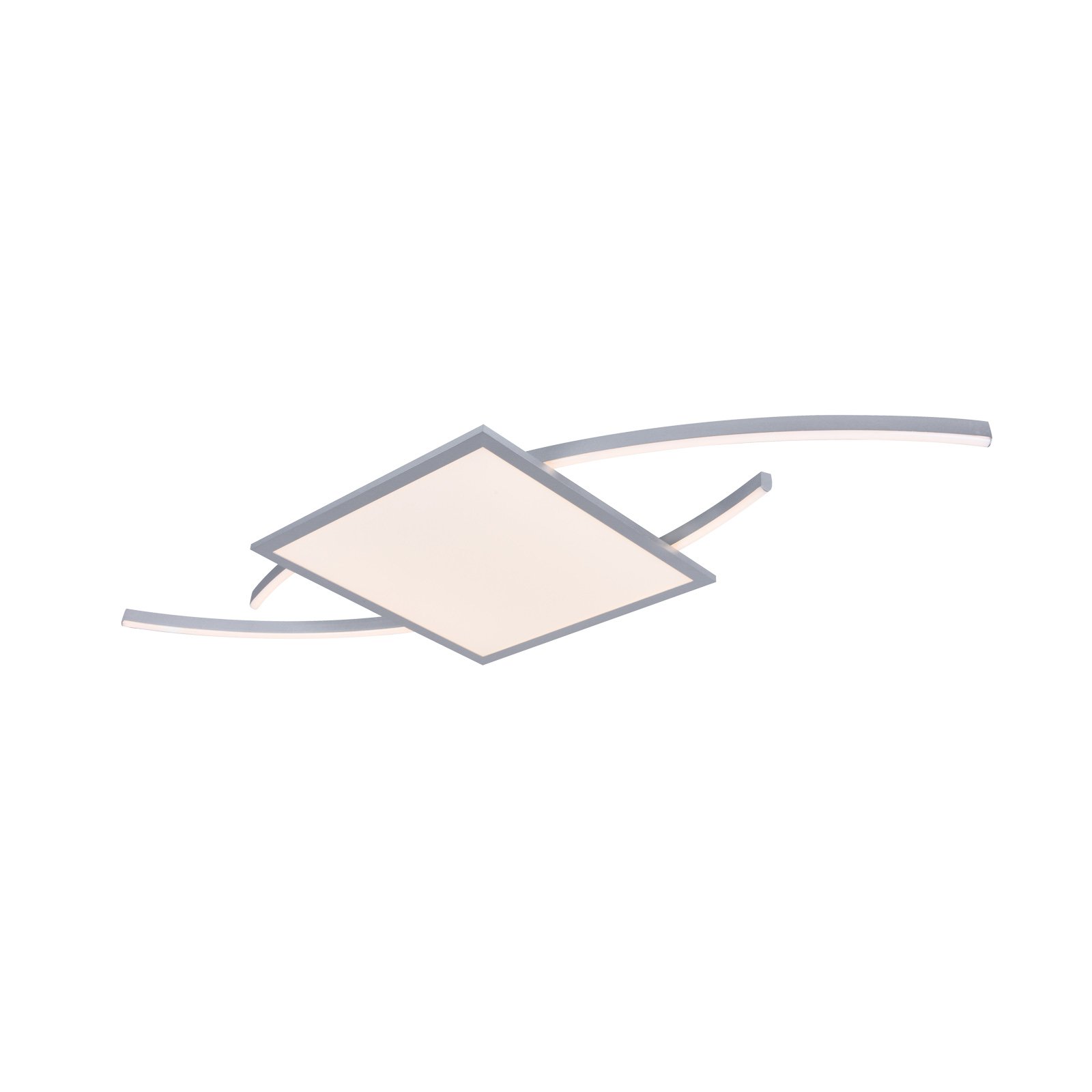 Lucande Tiarol LED-taklampe, kantet, 30 cm