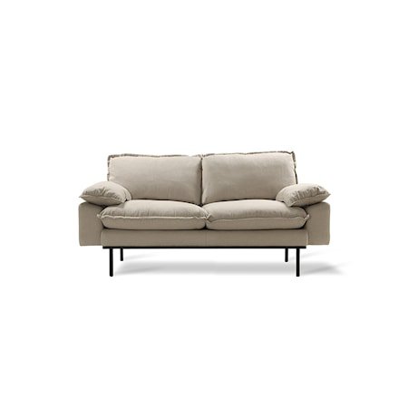 Retro Sofa 2-seter cosy Beige