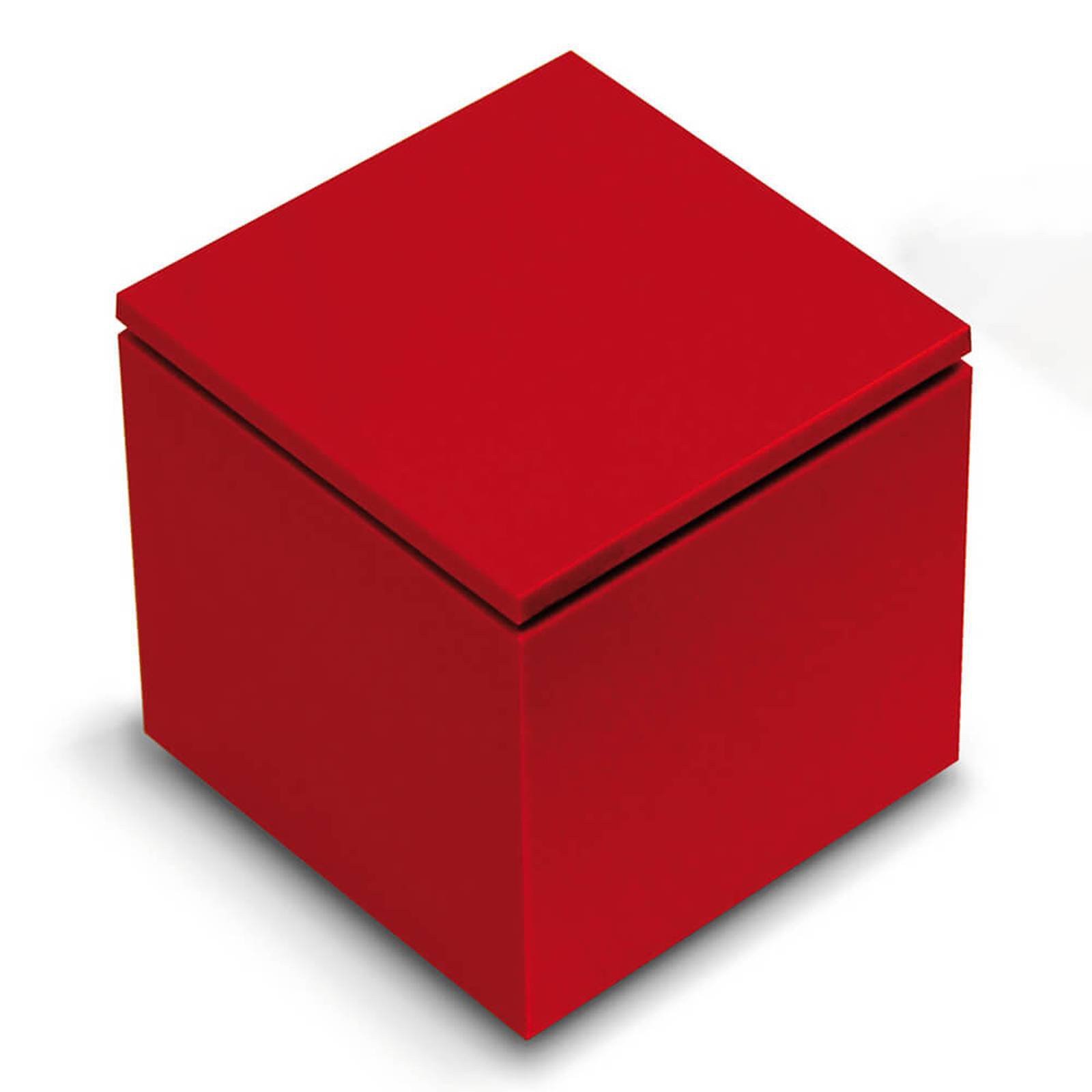 Cini&Nils Cuboled - LED-bordlampe i rød
