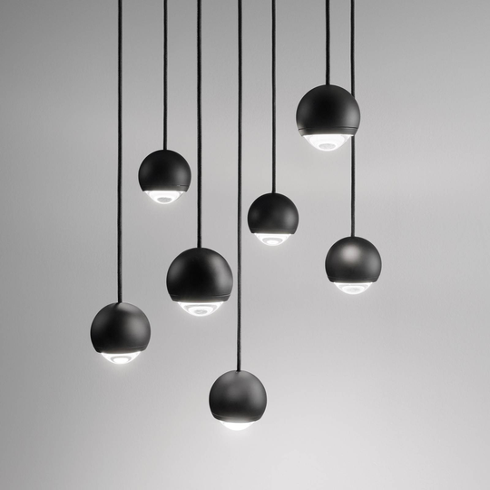 Egger Cleo LED-hengelampe, svart