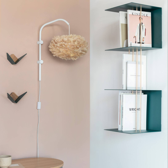 UMAGE Eos Willow vegglampe hvit/lysebruk