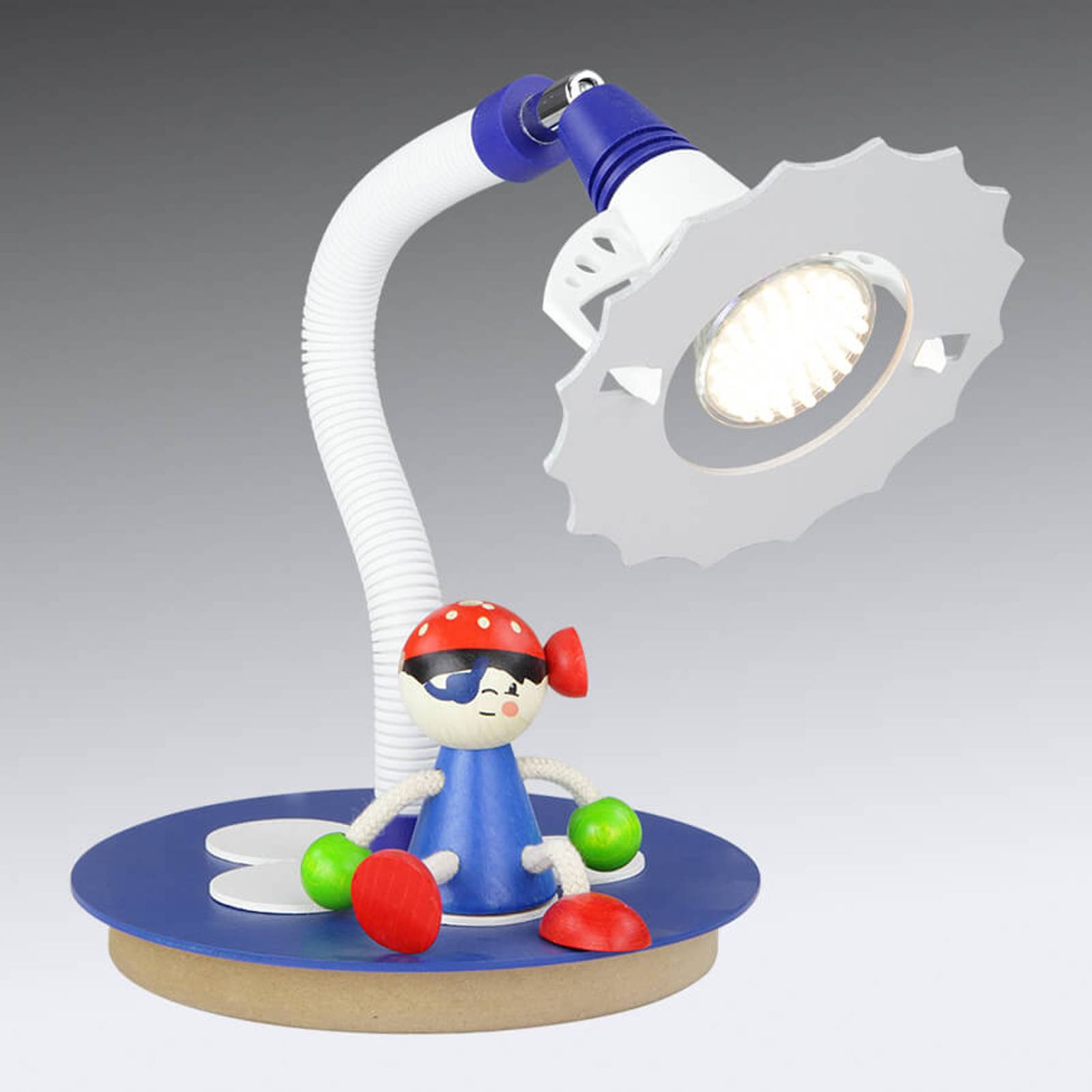 LED-bordlampe Sjørøvere med sittende figur