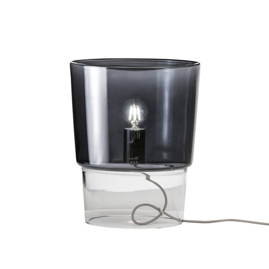 Prandina Vestale T3 bordlampe røykgrå/klar