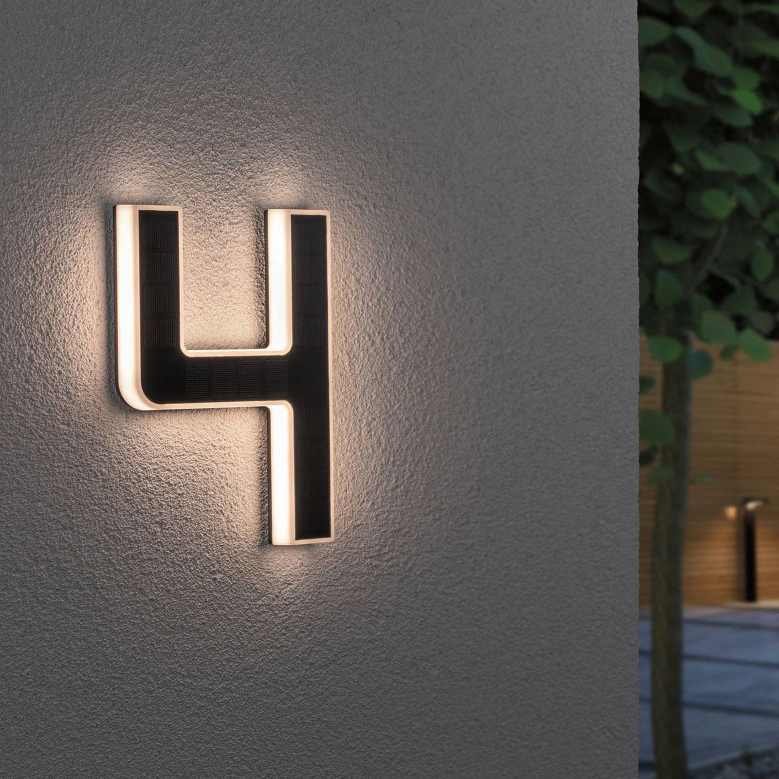Paulmann LED-sol-husnummer 4