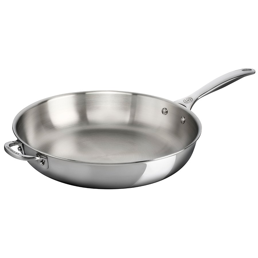 Le Creuset 3-Ply Stekepanne U/Belegg 28cm, Dyp