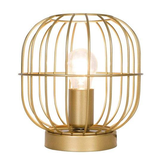 Bordlampe Zenith i burform, gull