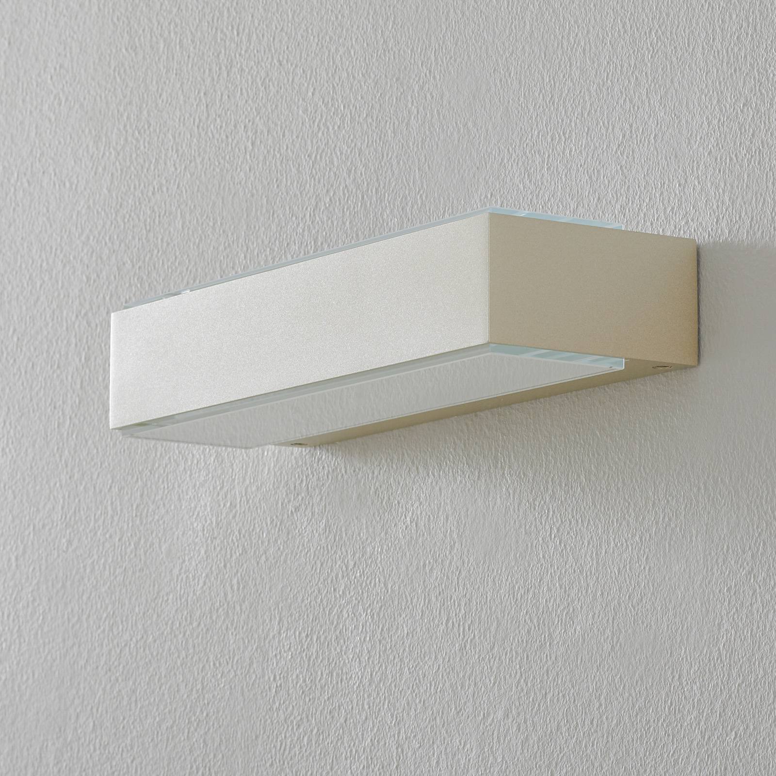 BEGA 12278 LED-vegglampe 3 000 K 30 cm palladium