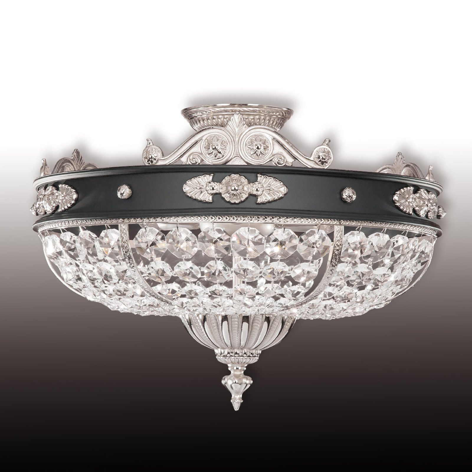 Henry taklampe med Asfour-krystaller