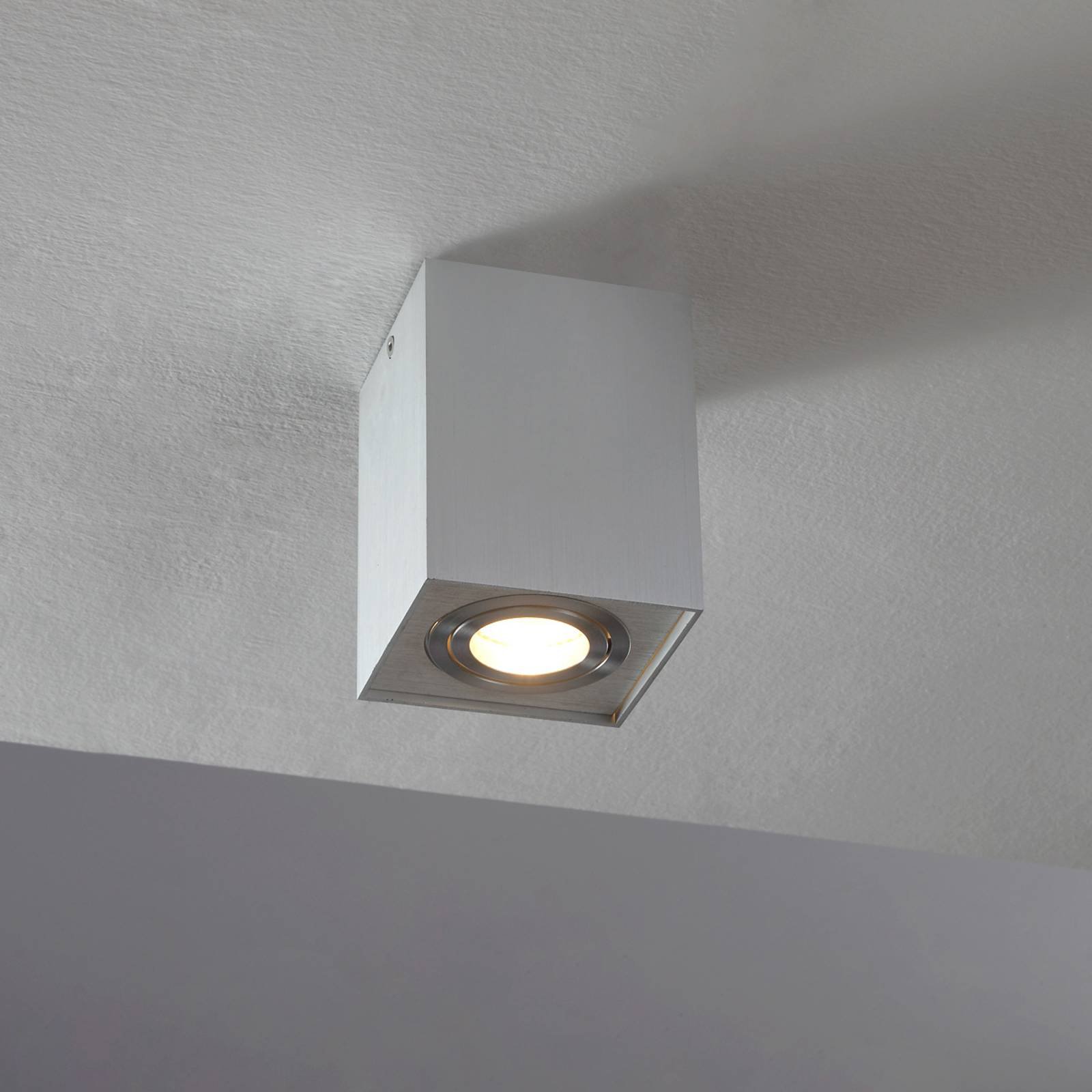 Takspotlys Mikail av aluminium, kantet