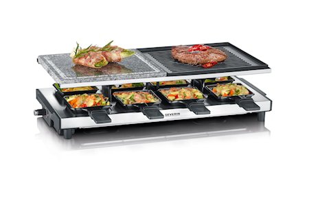 Raclettegrill Deluxe 8 panner