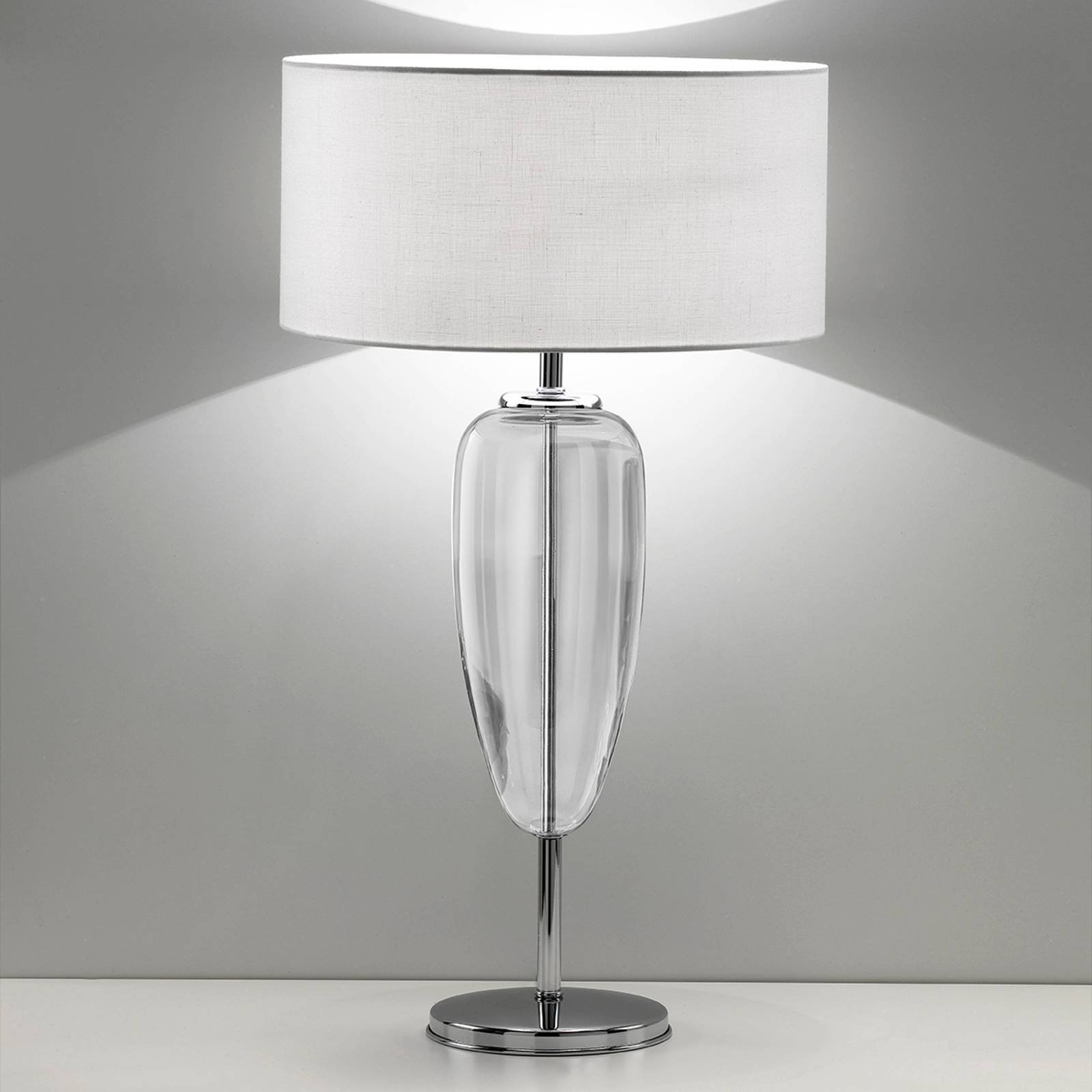 Bordlampe Show Ogiva 82 cm glasselement klar