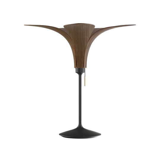 UMAGE Jazz bordlampe mørk eik, svart fot