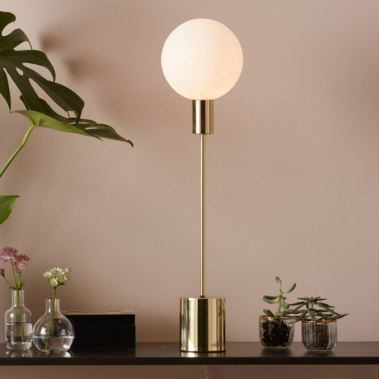 Bordlampe Uno, gull