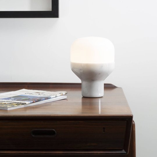 Martinelli Luce Delux bord, 43 cm marmor hvit